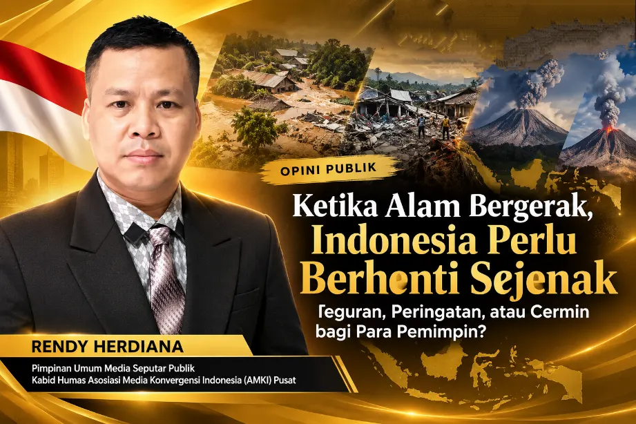Rangkaian bencana dan aktivitas vulkanik di berbagai wilayah Indonesia menjadi momentum bagi bangsa untuk memperkuat mitigasi, memperbaiki tata kelola, serta melakukan introspeksi terhadap arah kehidupan berbangsa dan bernegara.(Foto Ilustrasi)
